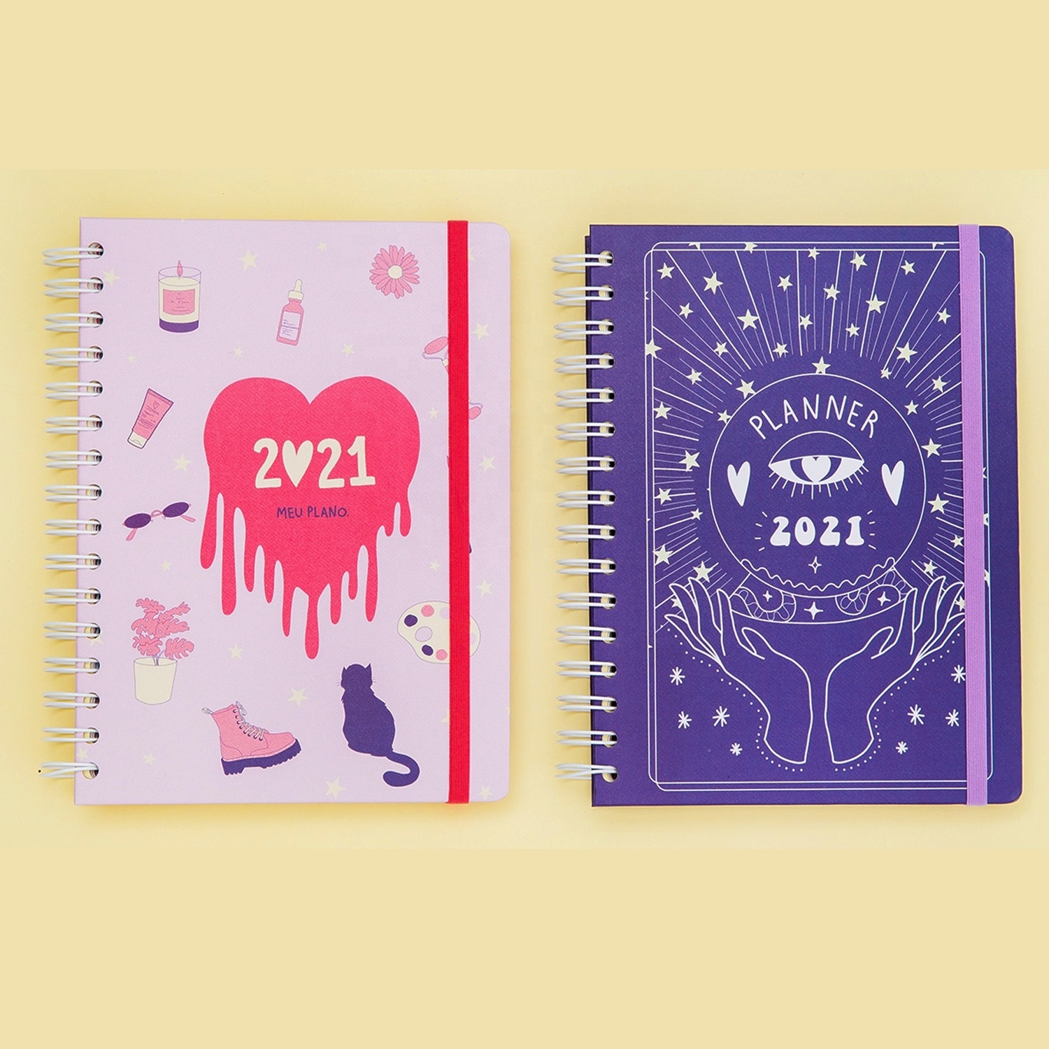 Custom Size Design A5 A6 B5 a4 Environmental Ink Steel Ring Diary Exercise Note Book