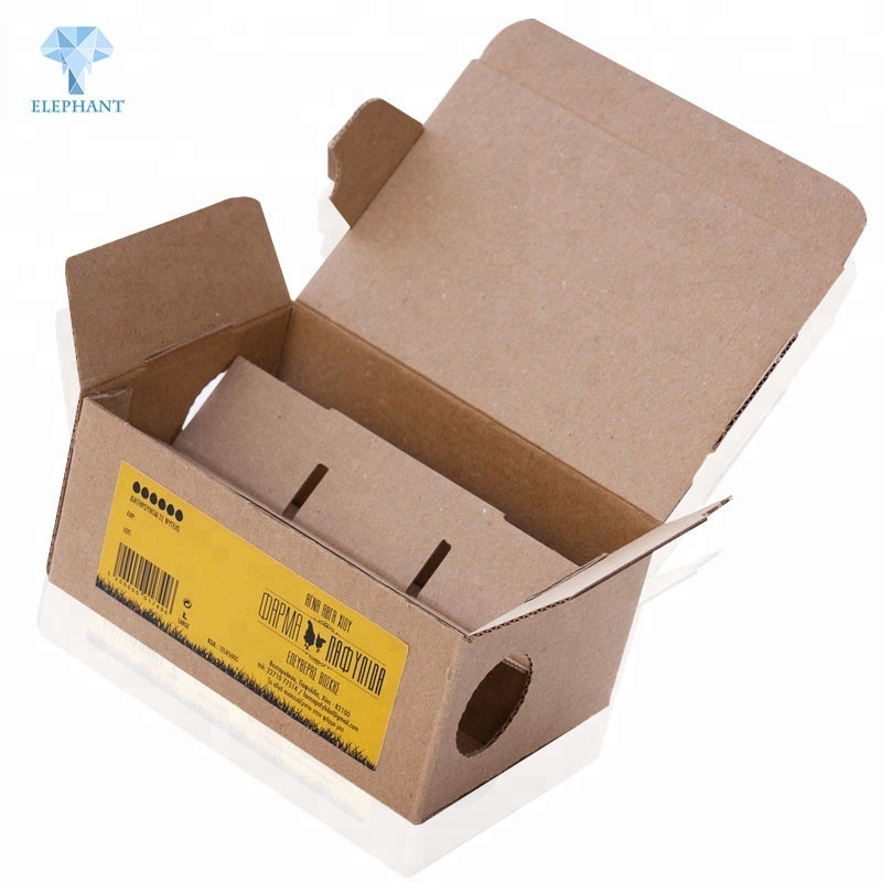 Customized Hot Sale Best Price Perforated 3-ply Kraft Paper Colored Egg Cartons