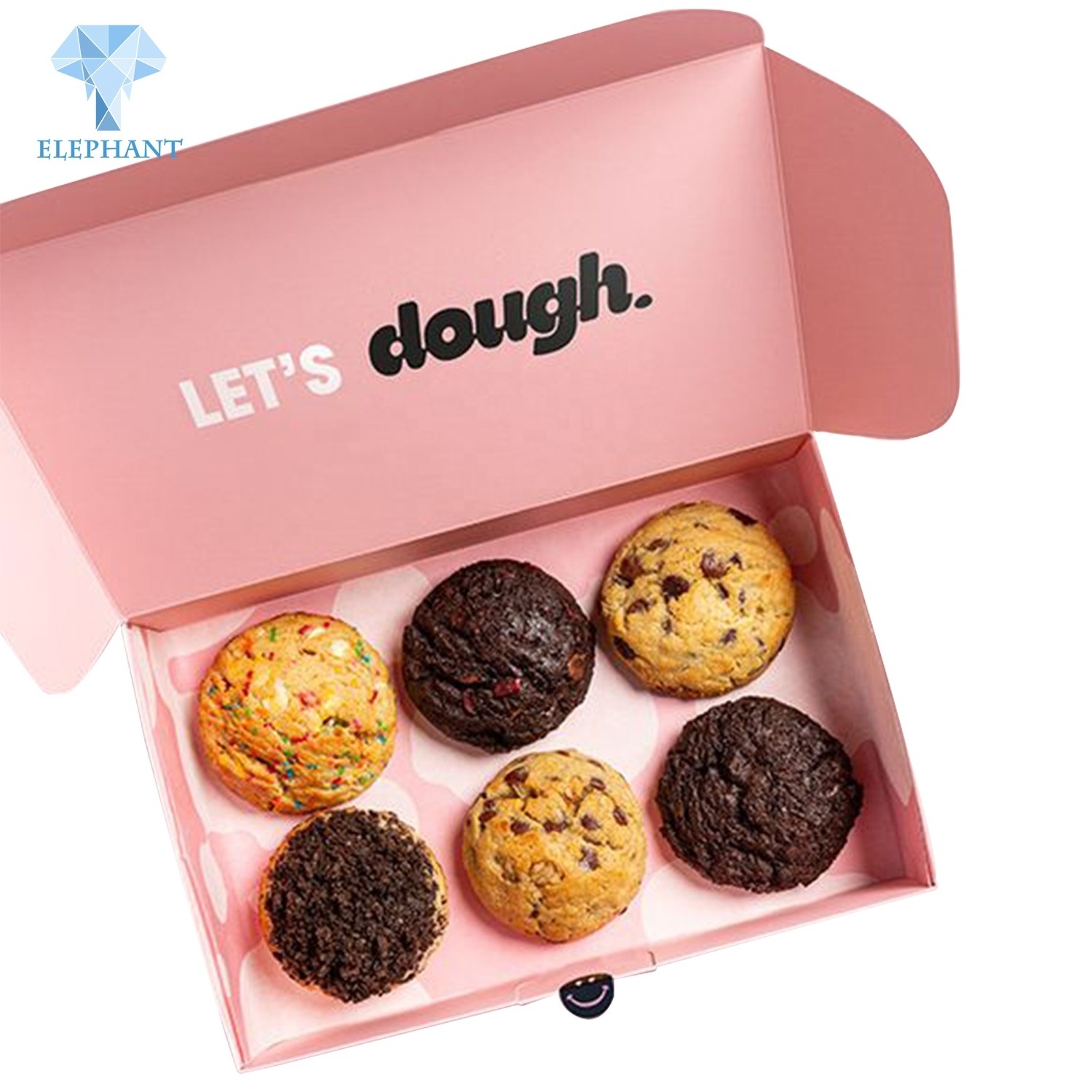 Custom Hot Sale Eco Friendly Full Colour Printing Corrugated Biscuit Cookie Box Packaging