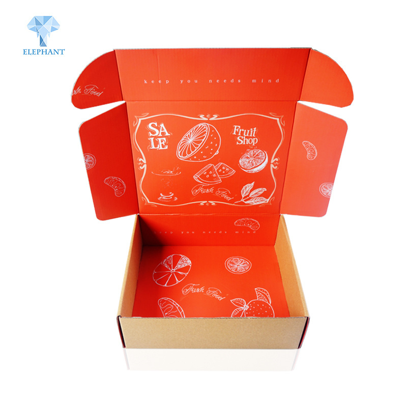 Vegetable Packaging Cardboard Cherry Tomato banana orange Dry Fruit Box