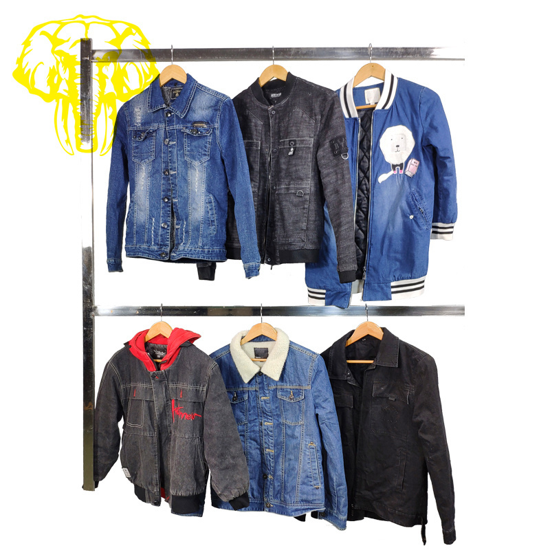 Heavy Jean Jacket thailand clothing clothes bale  kids clothing used