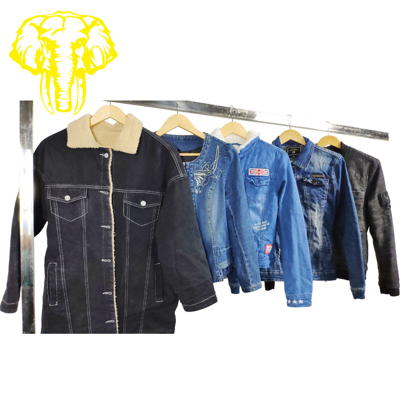 Heavy Jean Jacket thailand clothing clothes bale  kids clothing used