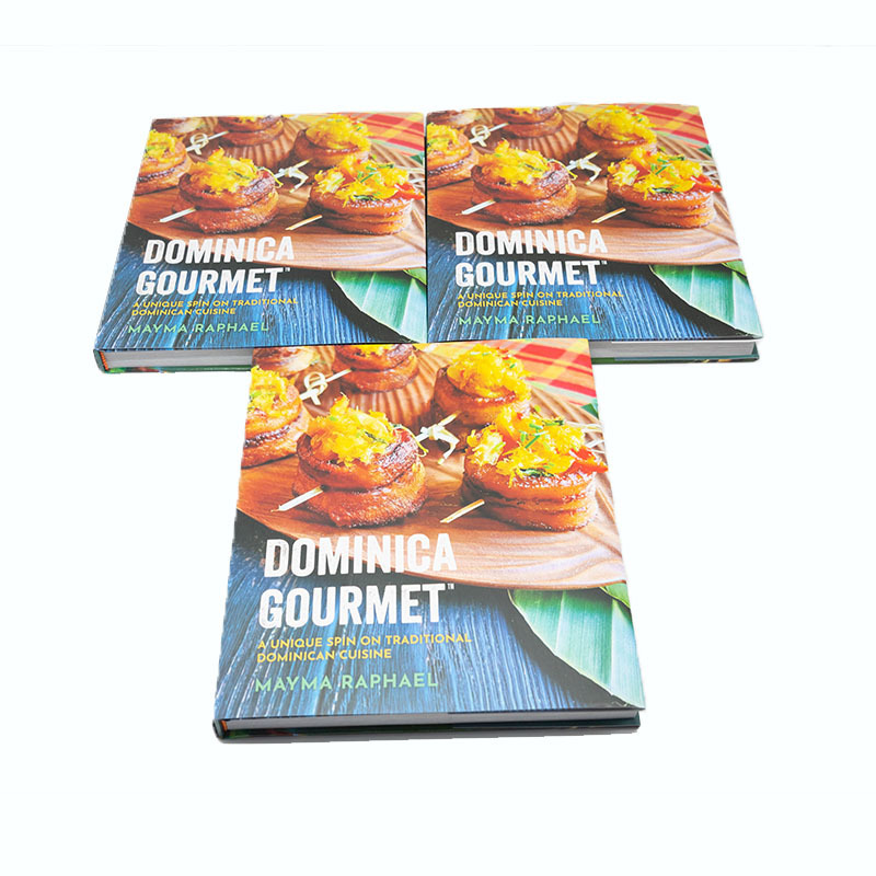 High Quality Printing Full Color Cooking Food Book Cookbook Hardcover Recipe Book Printing Service