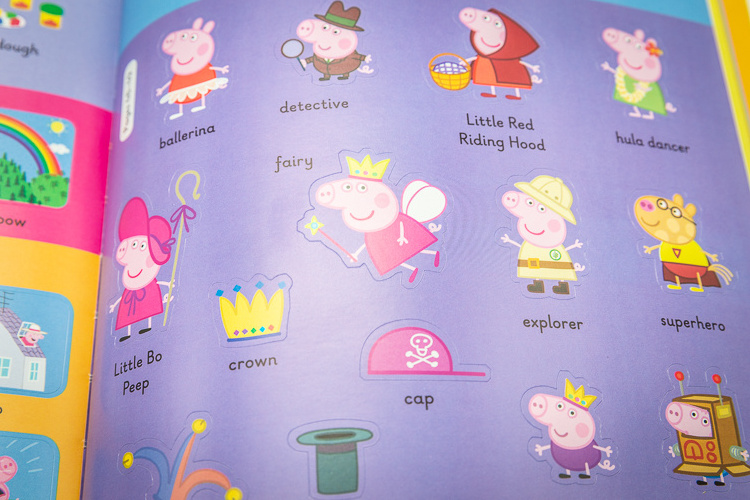 OEM Custom High Quality Full Color Kids Learning Printing  Activity Sticker Books