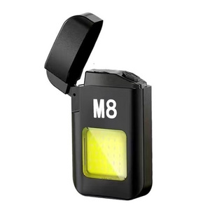 Multifunction USB Rechargeable Waterproof Camping Gadgets Dual Arc BBQ Lighter Survivable Work light With COB LED Flashlight