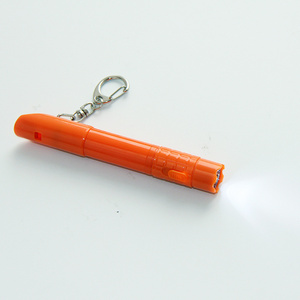 Promotional Gift Ballpoint Pen with LED Whistle Keychain Flashlight