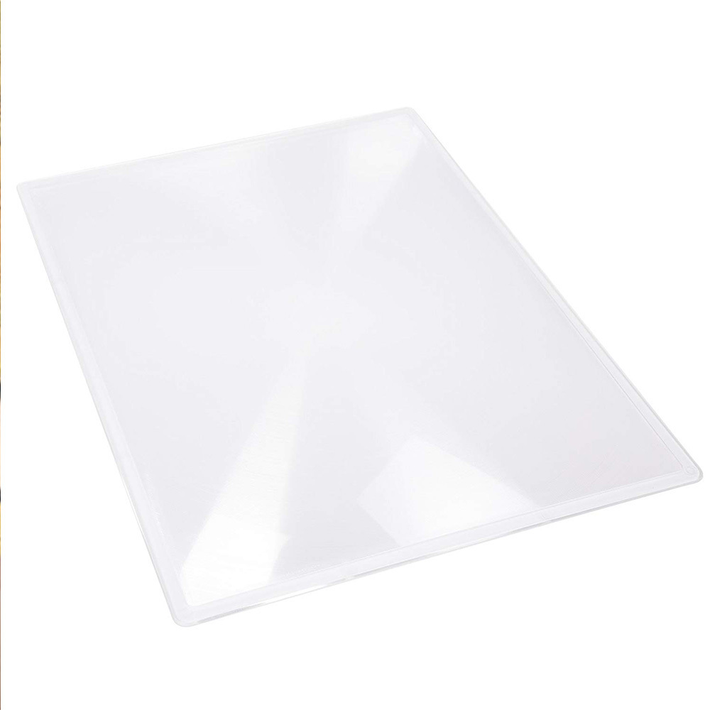 Large Page Magnifier Fresnel Lens Sheet A4 Acrylic Magnifier Sheet for Reading