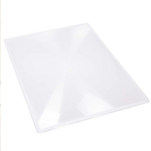 Large Page Magnifier Fresnel Lens Sheet A4 Acrylic Magnifier Sheet for Reading