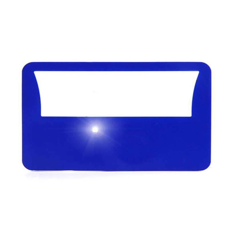 Magnifier Credit Card with LED Light - Business Card Magnifier with 3X Fresnel Lens