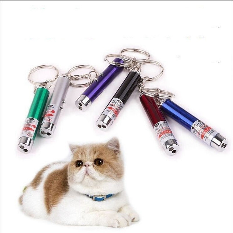 Led Light Electronic Infrared Cat Laser Toy Portable Laser Pointer Pen flashlight Cat Toy Laser Pointer