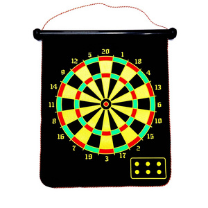 15inch Roll-Up Magnetic Dartboard for children Magnetic Dart Board with 6 Darts