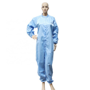 OEM Antistatic Work Uniform Anti-static Polyester ESD Garments Cleanroom Suit ESD Clothes Antistatic Work clothes