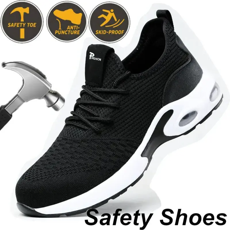 In Stock Fast Dispatc Fashion Guyisa Light Weight Women Work Sports Industrial Brand Price Steel Toe Safety Shoes For Men