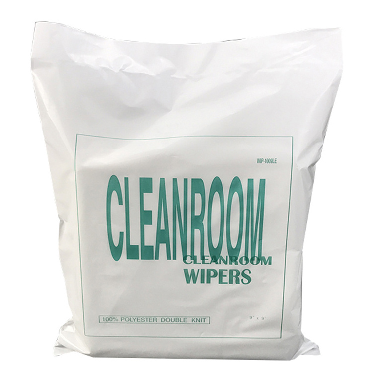 150pcs 9inch 100% Polyester Lint Free Clean Room Wiper 1009S Cleanroom Wipes For Cleaning Ink Clean Printing Machine