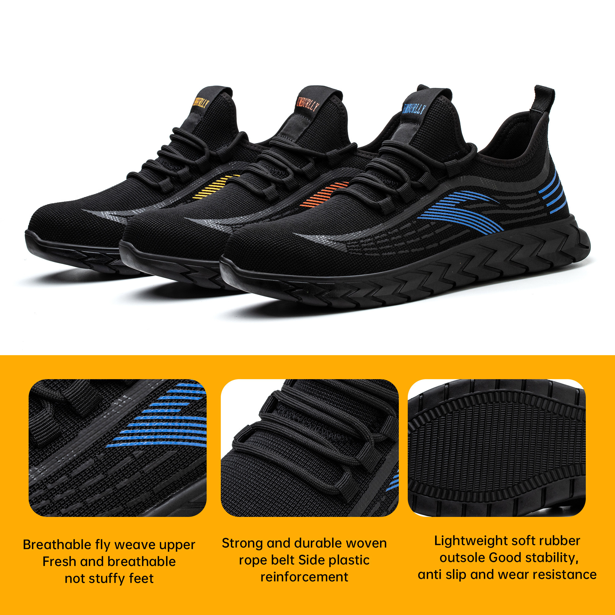 Antistatic ESD Steel Toe Safety Shoes Safety Shoes Manufacturing  work boots Butterfly Anti-static ESD Safety Shoes