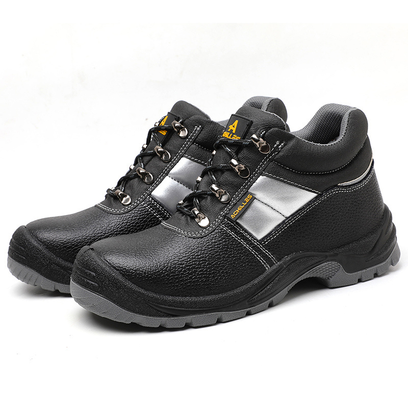 Clute Spro Brand High Cut Steel Toe Anti-slip Anti-puncture Waterproof Men Industrial Safety Shoes Boots