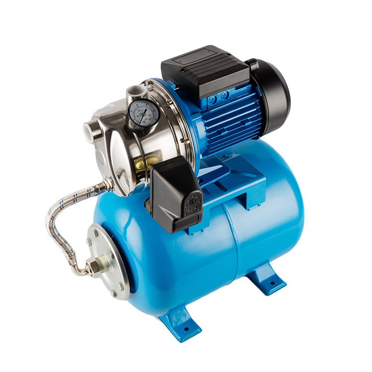 370w~1200w Low Pressure Station Stainless Steel Self Priming Automatic Booster System JET Water Pumps With Pressure Tank