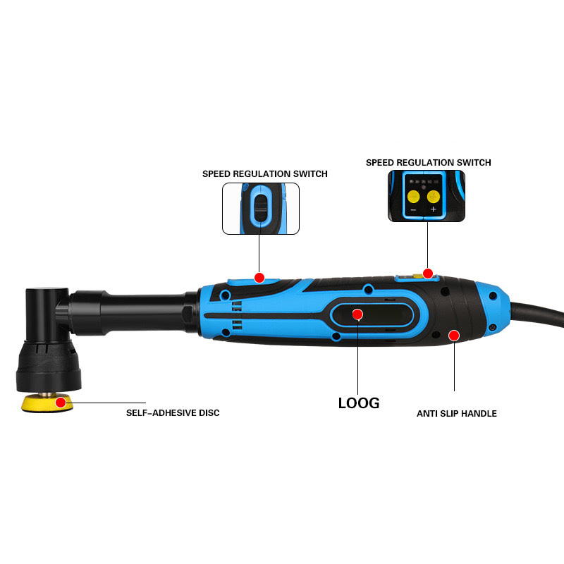 380W Electric Polishing Machine High Speed Rotary Cleaning Polishing Is Used For Waxing Of Automotive Details