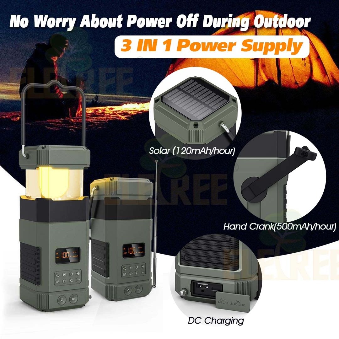 Portable Collapsible Hanging Hand Crank Phone Charger Sos Survival Gear Charger 30 Led  Wind Up Camping Lantern