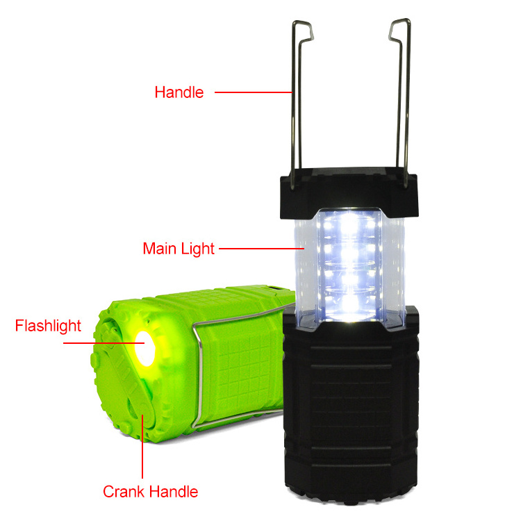 2024 New Outdoor Ipx4 Waterproof  Inflatable Camping Light 5000Mah Solar Rechargeable Camping Lantern