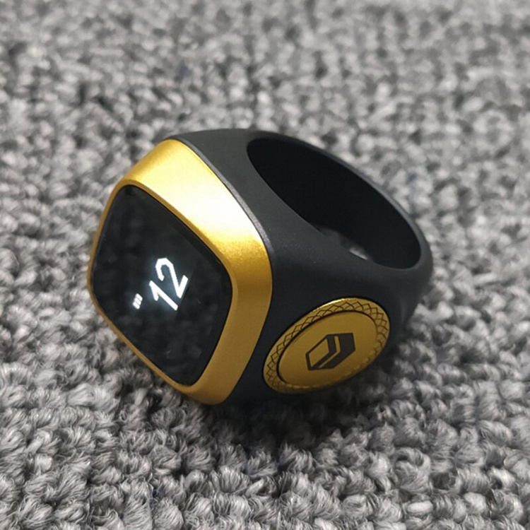 Qibla Silicon Gift Muslim-Ring-Counter Ring Tally Islamic Prayer Tasbeeh Finger Counter With Compass And Led