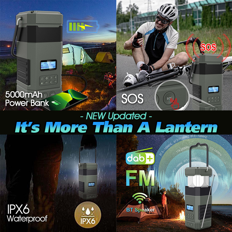 Guangdong Other Camping & Hiking Winter Outdoor Emergency Survival Camp Lantern Led Solar Panel Led Hiking Camping Gear