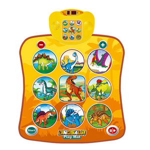 Kids Rechargeable Mixer Rhythm Step Play Mat Revolution Dinosaur Dance Challenge Mat