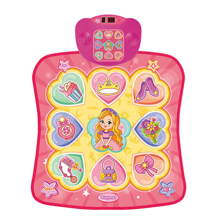 Girls Rechargeable Step Musical Ballet Baby Dancing Blanket Piano Dance Mat Toys For 3-12 Year Old Girls