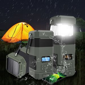 Outdoor Camping Gear Equipment Solar Ipx6 Waterproof Speaker Lantern Other Camping & Hiking Products