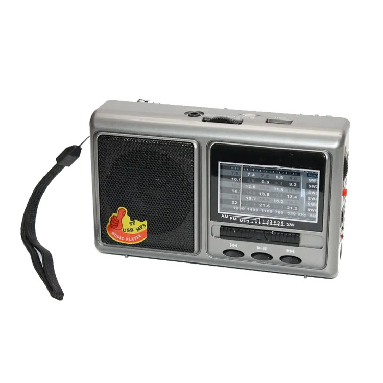 Fepe Fp 1525U Rechargeable Am Fm Sw1-7 9 Bands Radio Receiver Usb Sd Tf Mp3 Player Portable Wireless Speaker