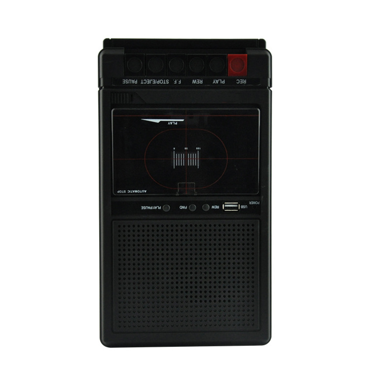 Retro-39 Pin Aa Japan Plastic Multi-Function Portable Auto Reverse Recorder Convertisseur Cassette Radio Player