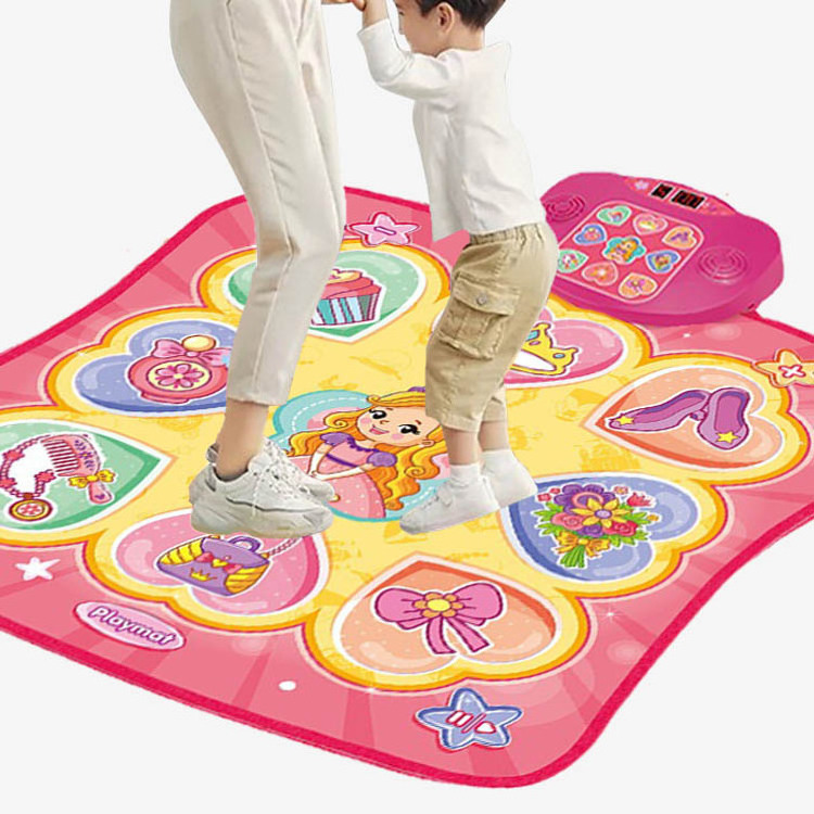 Girls Rechargeable Step Musical Ballet Baby Dancing Blanket Piano Dance Mat Toys For 3-12 Year Old Girls