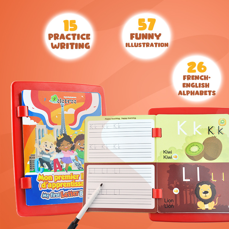 My First Letters Book Children Sound Teaching Recording Your Own Voice Audio Recordable Book For Kids