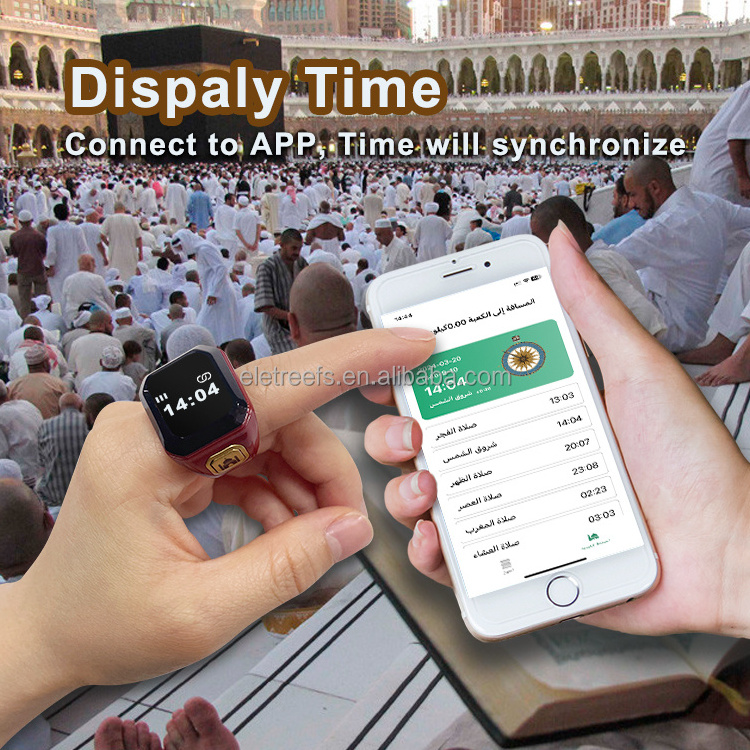 Muslim Smart Digital Tasbih Tally Counter Ring Islamic Prayer Electronic Led Finger Tasbeeh Counter