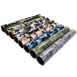 Camo HTV Heat Transfer Vinyl Custom Size Roll PU Film for DIY T-shirts Other High-Temperature Clothing Iron-On Camouflage Design