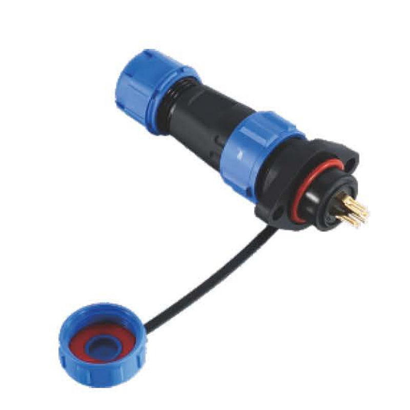 New Style IP68 4Pin Quick Connector 5A Male Female Cable Wire Gland Sleeve waterproof connectors