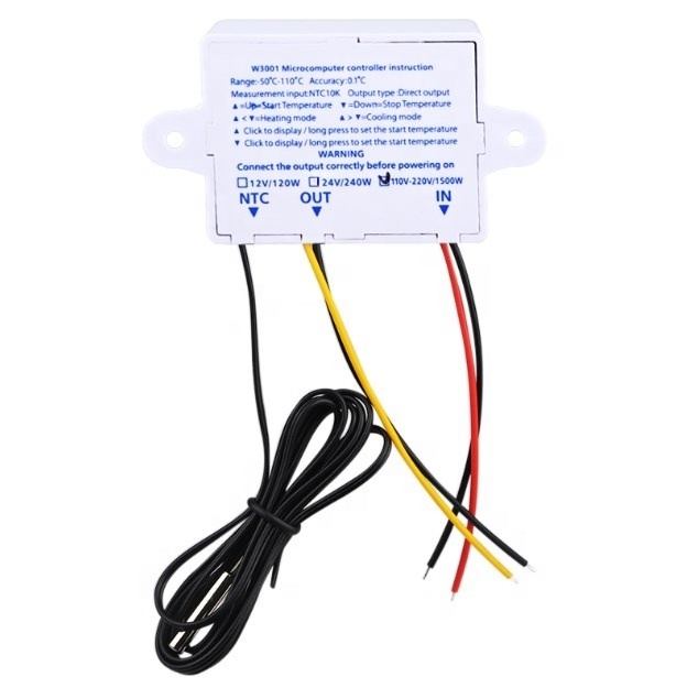 Digital Thermostat Microcomputer Temperature Controller XH-W3001 Temperature Switch