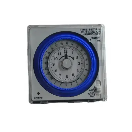 Kampa TB-37 Manual Analog Mechanical Clock Timer Switch Daily 24 Hours mechanical time switch with high quality