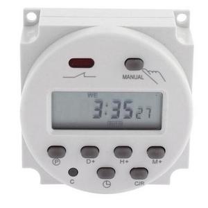 LCD Digital Power Programmable Timer AC 12V 16A Time Relay Switch ...