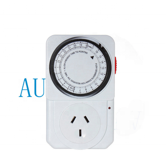 US UK FR AU DE Socket Mechanical Timer 24Hours timer switch