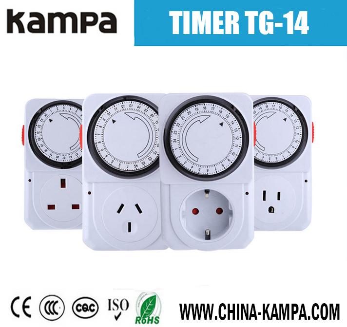 24 hours Manual Mechanical Electronic Plug-in Timer Switch