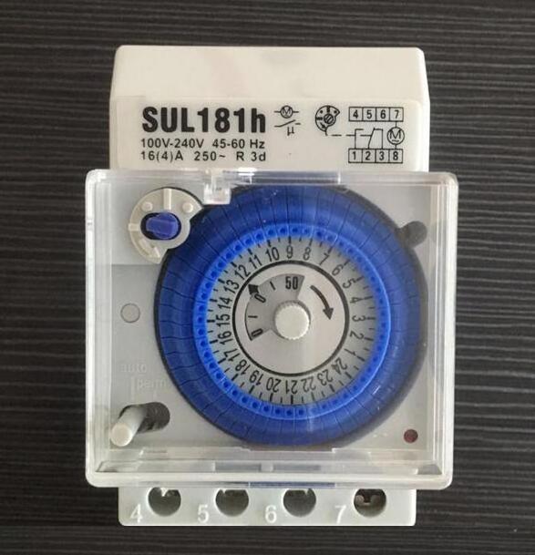 SUL181H 16A Adjustable Munal Mechanical Delay Timer Switch 12 volt dc