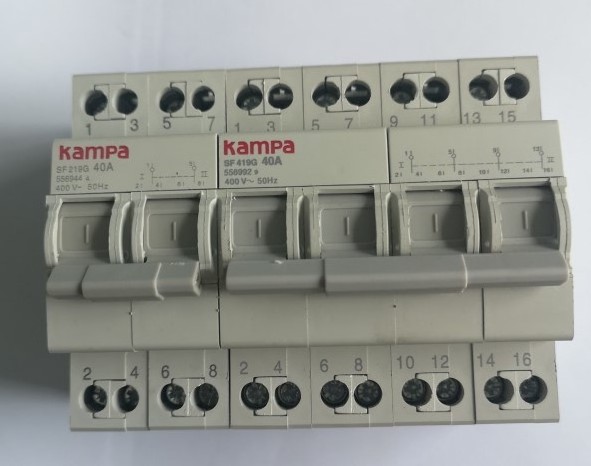 Transfer Switch SF219G 2P 40A I-0-II Modular Changeover Switch