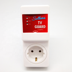 Sollatek AVS Voltage Protector TV guard 13A High Voltage Protector Switch with UK EU socket