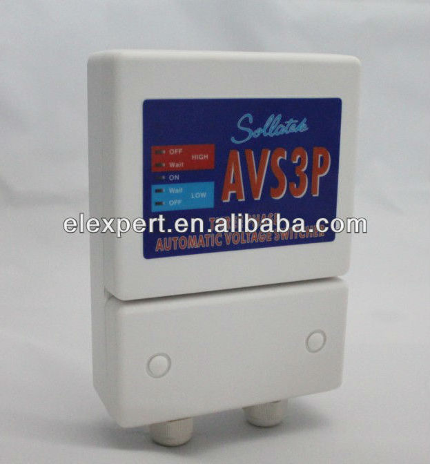 new AVS 3P automatic voltage switcher three phase sollatek