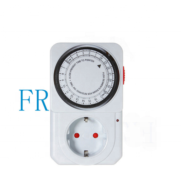 US UK FR AU DE Socket Mechanical Timer 24Hours timer switch