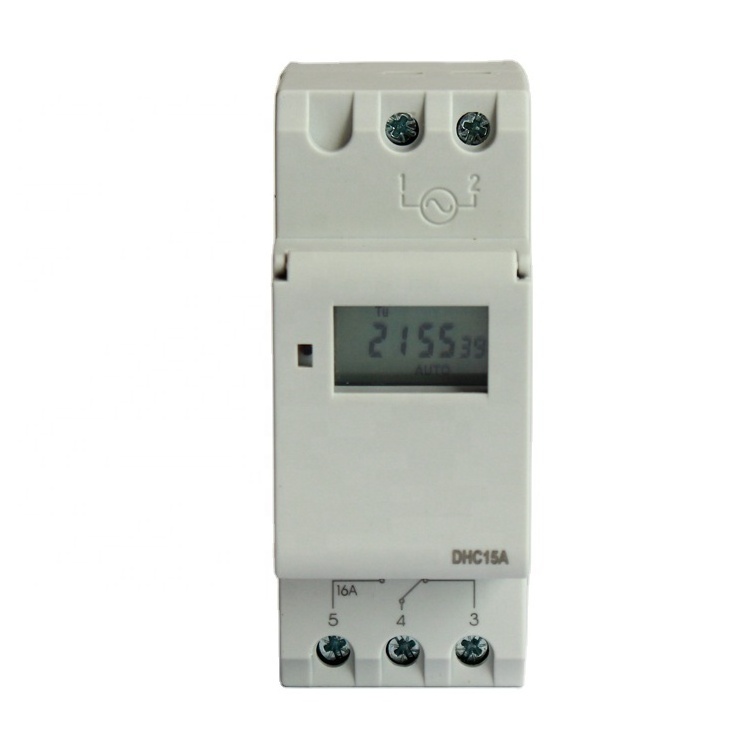 HHQ15(DHC 15) Time Switch 24 Hours Weekly 7 Day Digital Electronic Programmable Mechanical Timer DC 24V