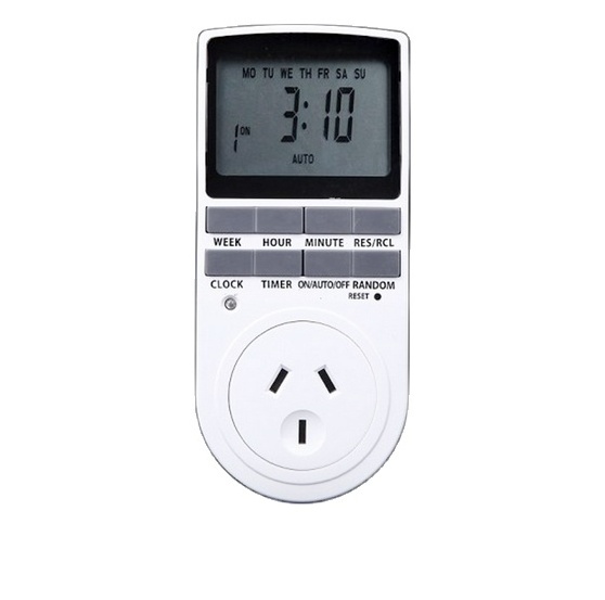 Australia 16A 240V Weekly Electric Plug in timer socket