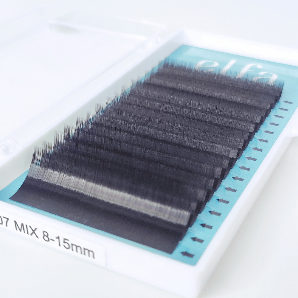 Wholesale Best Price Korean Pbt Fiber Classic Eyelashes Extension B 0.07 mix 8-15mm Private Label From Vietnam