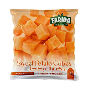 Premium Quality Wholesale New Season High Quality Natural Vegetables Delicious Crop Frozen Sweet Potato Cubes from Egypt